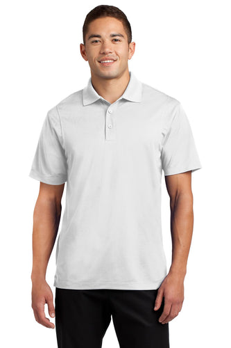 Sport-Tek White TST650 custom company polos