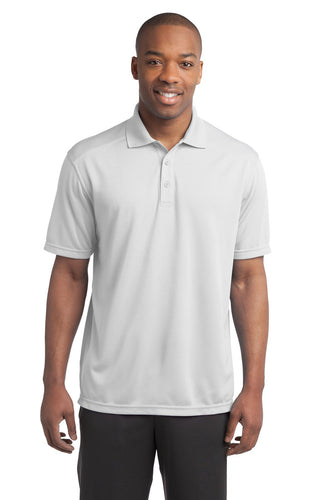 Sport-Tek White ST680 custom made work polo shirts