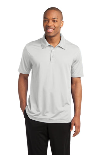 Sport-Tek White ST690 custom polo shirts with logo