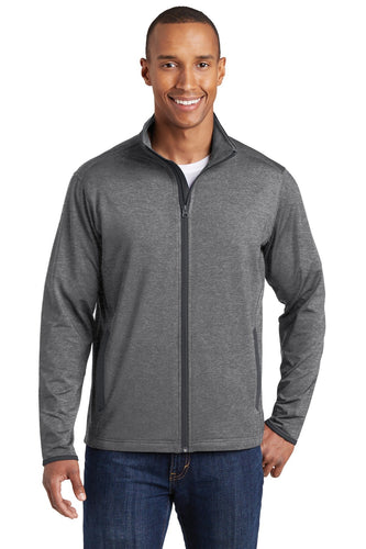 Sport-Tek Charcoal Grey Heather/ Charcoal Grey ST853 sweatshirts with company logo