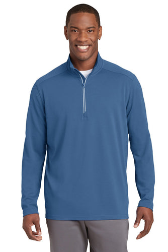 Sport-Tek Dawn Blue ST860 sweatshirts with company logo