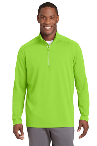 Sport-Tek Lime Shock ST860 sweatshirts with logo printed