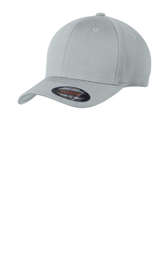 sport tek flexfit cool dry poly block mesh cap grey heather