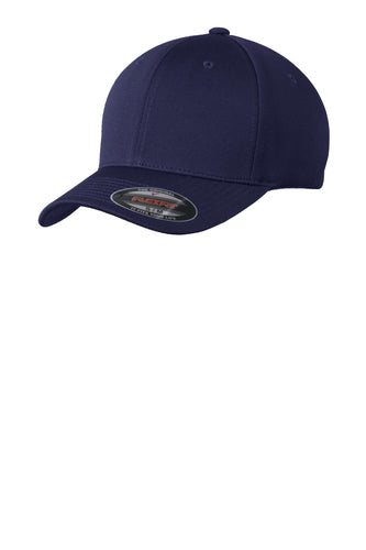 sport tek flexfit cool dry poly block mesh cap true navy