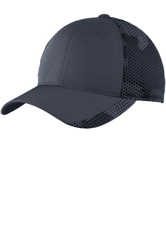 sport tek camohex cap iron grey