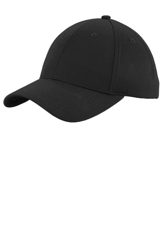 sport tek posicharge racermesh cap black