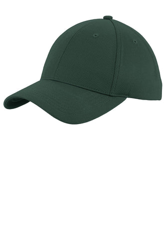 sport tek posicharge racermesh cap dark forest green