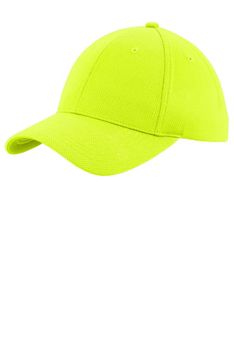 sport tek posicharge racermesh cap neon yellow