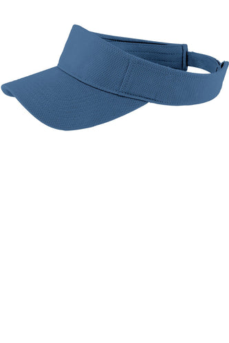 sport tek posicharge racermesh visor dawn blue