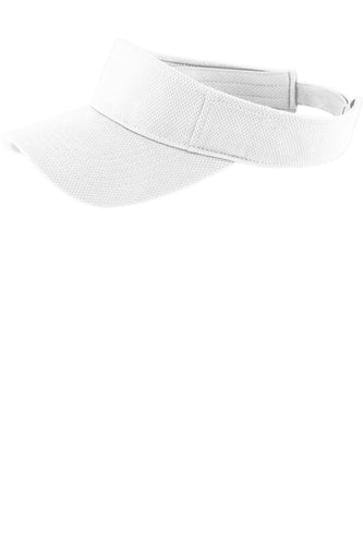 sport tek posicharge racermesh visor white
