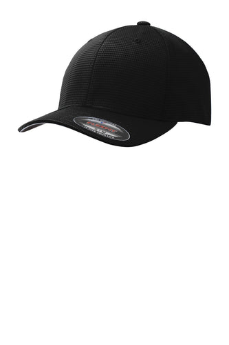 sport tek flexfit grid texture cap black
