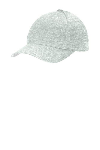sport tek posicharge electric heather cap silver electric