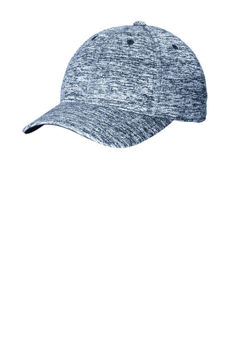 sport tek posicharge electric heather cap true navy electric