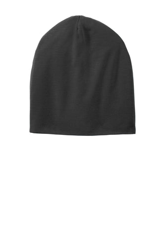 sport tek posicharge competitor cotton touch slouch beanie black