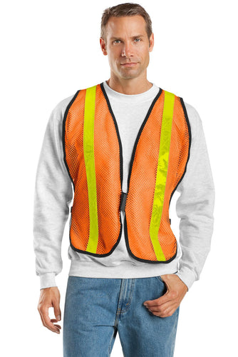 port authority safety orange sv02 custom jackets with logo