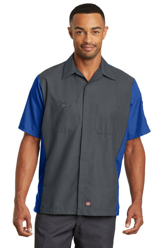 Red Kap Charcoal/ Royal SY20 custom corporate clothing