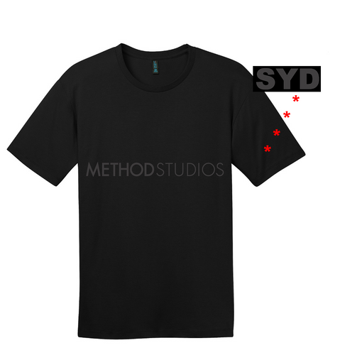 method studios tee shirt 2 black method studios syd