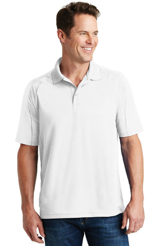 Sport-Tek White T474 work polo shirts with logo
