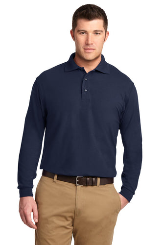 port authority navy tlk500ls custom polo shirts for business