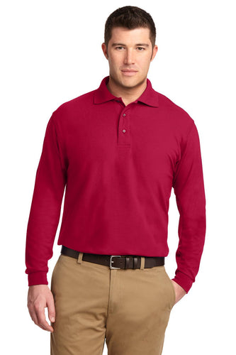 port authority red tlk500ls custom polo shirts for business