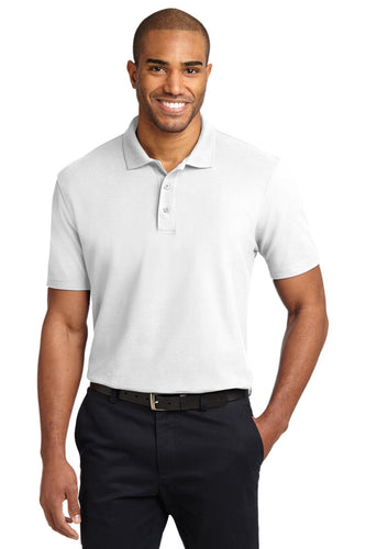 port authority white tlk510 custom embroidery polo shirts