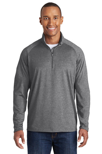 Sport-Tek Charcoal Grey Heather TST850 sweatshirts with logos