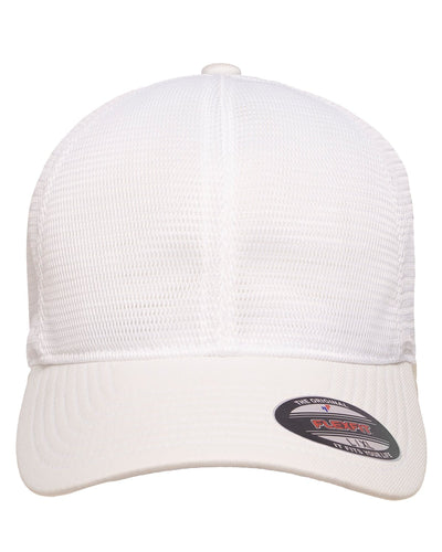 Flexfit Adult 360 Omnimesh Cap White