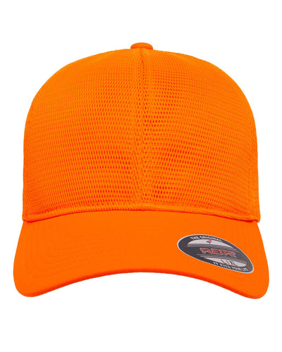 Flexfit Adult 360 Omnimesh Cap Neon Orange