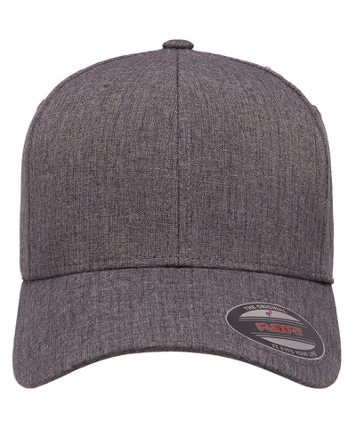 Flexfit Adult Heatherlight Cap Melange Dark Gry
