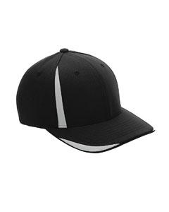flexfit_atb102_black/ sp silver_company_logo_headwear