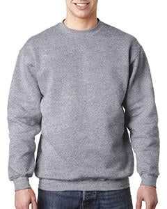 bayside_ba1102_dark ash_company_logo_sweatshirts