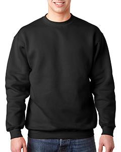 bayside_ba1102_black_company_logo_sweatshirts