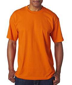bayside_ba1701_bright orange_company_logo_t-shirts