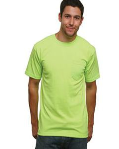 bayside_ba1725_lime green_company_logo_t-shirts