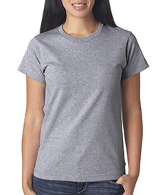 bayside_ba3325_dark ash_company_logo_t-shirts