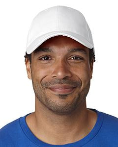 bayside_ba3660_white_company_logo_headwear