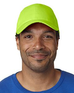 bayside_ba3660_lime green_company_logo_headwear