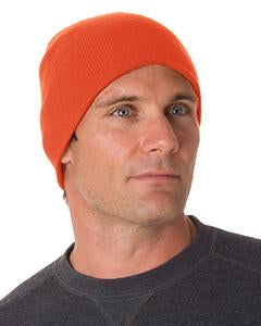 bayside_ba3810_bright orange_company_logo_hats