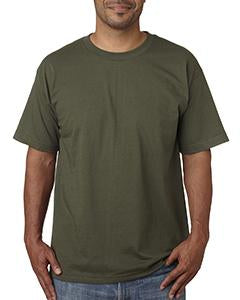 bayside_ba5040_olive_company_logo_t-shirts