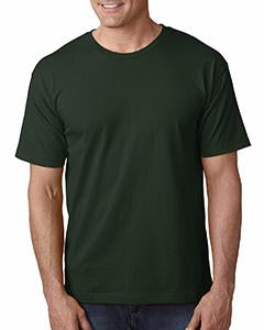 bayside_ba5040_hunter green_company_logo_t-shirts
