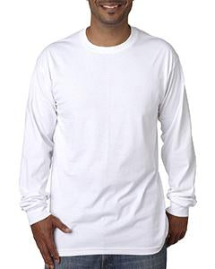bayside_ba5060_white_company_logo_t-shirts