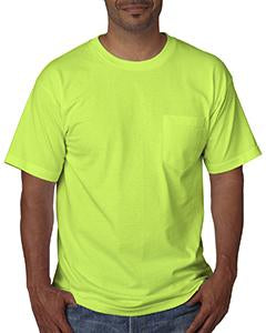 bayside_ba5070_lime green_company_logo_t-shirts