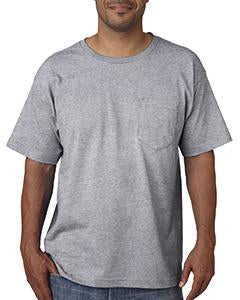 bayside_ba5070_dark ash_company_logo_t-shirts