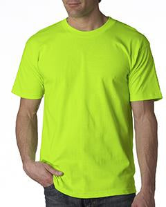 bayside_ba5100_lime green_company_logo_t-shirts