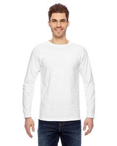 bayside_ba6100_white_company_logo_t-shirts