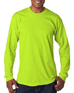 bayside_ba6100_lime green_company_logo_t-shirts