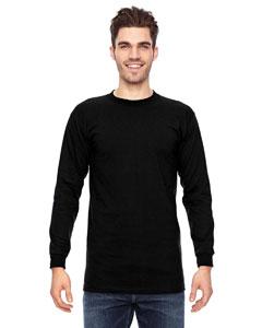 bayside_ba6100_black_company_logo_t-shirts