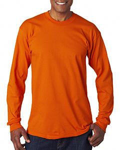 bayside_ba6100_bright orange_company_logo_t-shirts