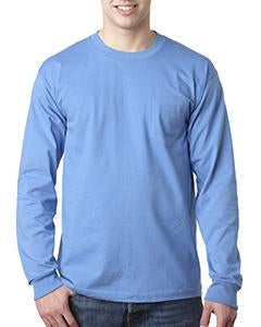 bayside_ba8100_carolina blue_company_logo_t-shirts