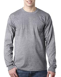bayside_ba8100_dark ash_company_logo_t-shirts